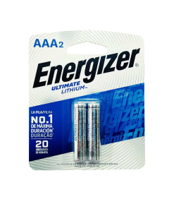 PILA LITIO    AAA C/2 BLISTER ENERGIZER