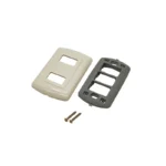 PLACA DE 2 V. MARFIL ITALIANO KLEY