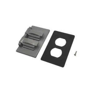 PLACA GRIS ABS DUPLEX INTERPERIE        KLEY
