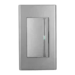 PLACA ARMADA 1 V. APAGADOR ESCALERA GRIS KLEY