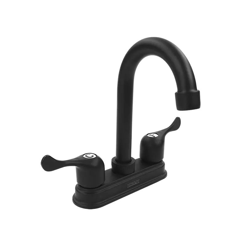 MEZCLADORA LAVABO TIPO BAR NEGRO MATE