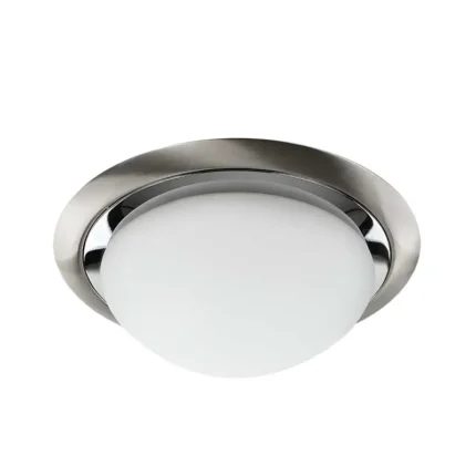 PLAFON REDONDO IRALANDA SATIN/BLANCO P/INTERI