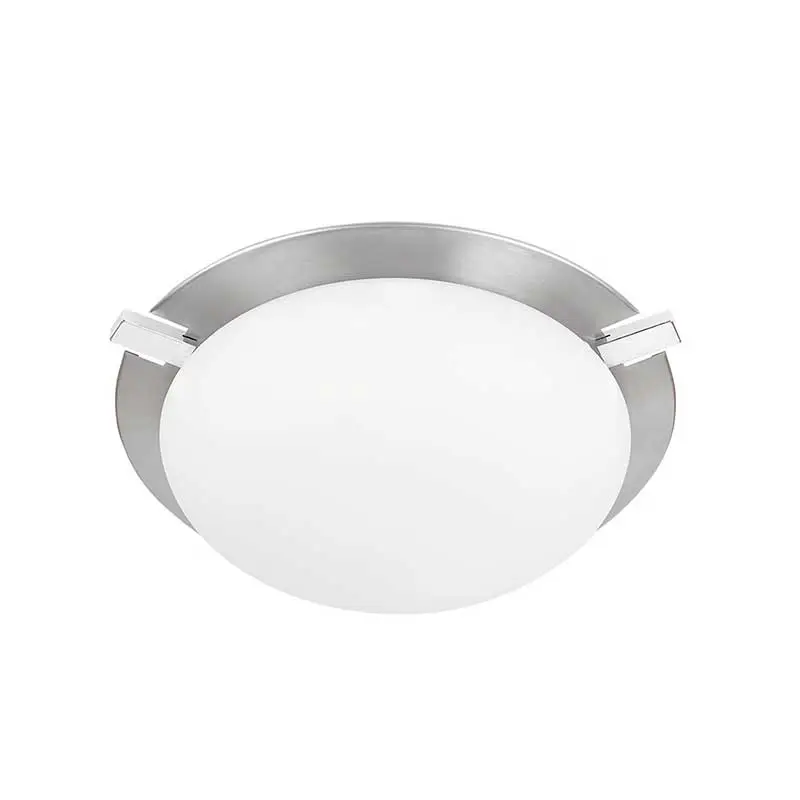 PLAFON REDONDO LAZIO P/INTERIOR SATINADO/CRISTAL