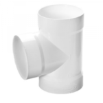 Tee PVC Amanco 8 Sanitario - 200 mm - Excelente para Conexiones de Gran Diámetro en Sistemas Sanitarios - Material de Alta Calidad - PVCA18