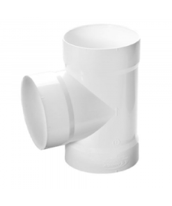 Tee PVC Amanco 4 Sanitario - 100 mm - Solución Confiable para Redes de Tuberías de Tamaño Mediano - Resistente y Fácil de Usar - PVCA16