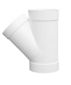 Yee PVC Amanco 4 Sanitario - 100 mm - Diseñado para Redes Sanitarias de Flujo Controlado - Material Duradero y Versátil - PVCA22