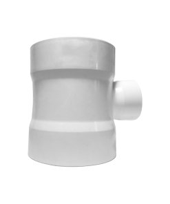 Tee Reducida PVC Amanco 4A2 Sanitario - 100 x 50 mm - Ideal para Tuberías Reducidas en Instalaciones Sanitarias - PVCA38