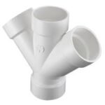 Yee Doble PVC Amanco 4 Sanitario - 100 mm - Diseñado para Sistemas de Flujo Doble - Material Duradero y Versátil - PVCA42