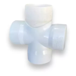 Cruz PVC Amanco 4 Sanitario - 100 mm - Perfecta para Distribución de Tuberías Sanitarias - Alta Resistencia y Precisión - PVCA43