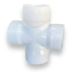 Cruz PVC Amanco 4 Sanitario - 100 mm - Perfecta para Distribución de Tuberías Sanitarias - Alta Resistencia y Precisión - PVCA43