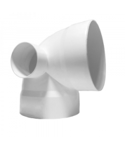 Codo de Salida Lateral PVC Amanco 4A2 Sanitario - 100 x 50 mm - Conexión Práctica y Resistente para Redes Sanitarias - PVCA44