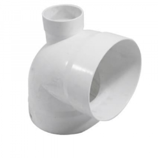 Codo de Salida Posterior PVC Amanco 4A2 Sanitario - 100 x 50 mm - Ideal para Instalaciones Sanitarias - Material de Alta Calidad - PVCA45