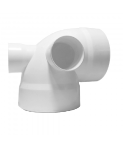 Codo de 2 Salidas Posterior y Lateral PVC Amanco 4A2 Sanitario - 100 x 50 mm - Solución Eficiente para Conexiones Especializadas - PVCA46