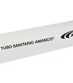 Tubo PVC Amanco 4 Sanitario - 100 mm - Ideal para Sistemas Sanitarios de Alta Capacidad - Material Resistente y Duradero - PVCA50