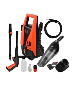 HIDROLAVADORA B&D 1400W Y ASPIRADORA INALAMBR. 8V