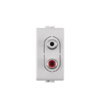 CONECTOR RCA 2 CANALES AUDIO BTICINO