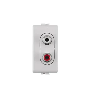 CONECTOR RCA 2 CANALES AUDIO BTICINO
