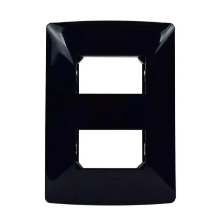 PLACA DE  2 V. NEGRO OBSIDIANA C/CHASIS NVA EVOL