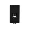 BOTON DE TELEFONO 4 HILOS NEGRO QZ EVOL