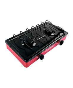 PARRILLA DE GAS 2 QUEM ESMALTADA ROJO ALFAMEX