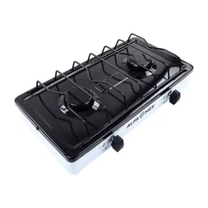 PARRILLA DE GAS 2 QUEM ESMALTADA BLANCO ALFAMEX