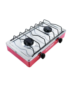 PARRILLA DE GAS 2 QUEM A/INOX ROJO ALFAMEX