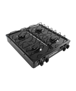PARRILLA DE GAS 4 QUEM ESMALTADA NEGRO ALFAMEX