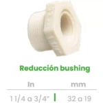 Reducción Bushing Conekta 1 1/4 a 3/4" - Construcción Duradera y Fiable - rb5 - Ideal para Conexiones de Gran Escala