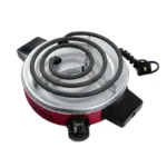 PARRILLA ELECTRICA 1 QUEM 127V ROJO C/TERMOSTATO