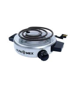 PARRILLA ELECTRICA 1 QUEM 127V BLANCO C/TERMOSTATO