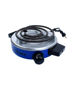 PARRILLA ELECTRICA 1 QUEM 127V AZUL C/TERMOSTASTO