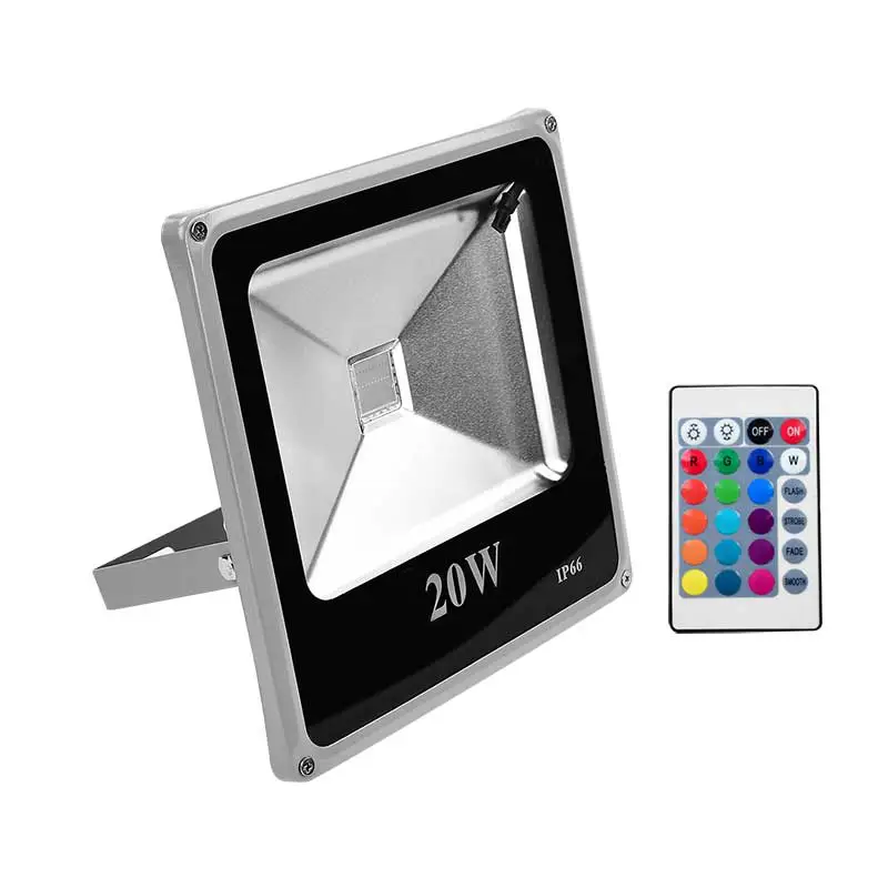 REFLECTOR DE LED 20 W, MULTICOLOR P/INTEMPERIE