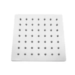 REGADERA CUADRADA 6" A/INOX SIN BRAZO GENFLUX