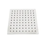 REGADERA CUADRADA 8" A/INOX S/BRAZO GENFLUX