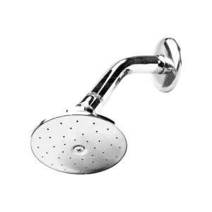 REGADERA REDONDA CABEZA 3 1/2" METALICA C/BRAZO