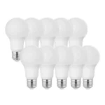 FOCO 9.0W TIPO.A19 LED CALI E26 PAQ.10PZS SATCO
