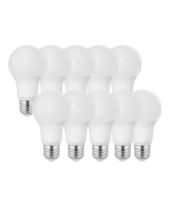 FOCO   9.0W TIPO.A19 LED CALI E26 PAQ.10PZS SATCO