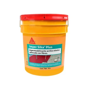 IMPERMEABILIZANTE 5 AÑOS 18 L ROJO IMPERSIKA PLUS
