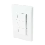 APAGADOR TRIPLE C/PLACA BLANCA ITALIANA SANTUL