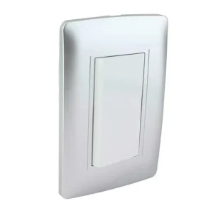 PLACA APAGADOR SENCILLO SILVER