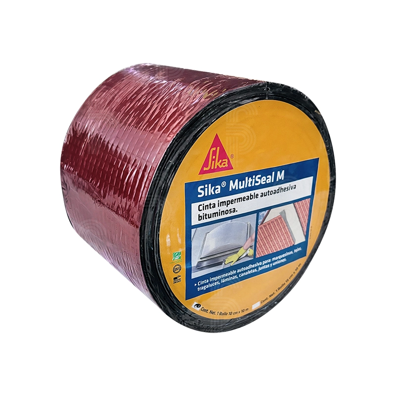 SIKA MULTISEAL M ROLLO 10CMX10M COLOR ROJO SIKA