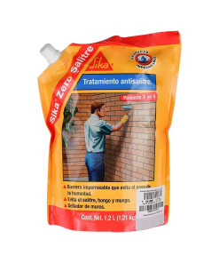 IMPERMEABILIZANTE ZERO SALITRE P/MUROS 1.2LT SIKA