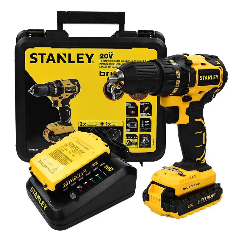 TALADRO 1/2" 20V BRUSHLESS BATER.1.5AH