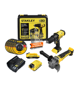 MINIESMERILADORA 5" 20V S/BAT/CARG+TALAD+5DISC+BRO