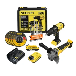MINIESMERILADORA 5" 20V S/BAT/CARG+TALAD+5DISC+BRO