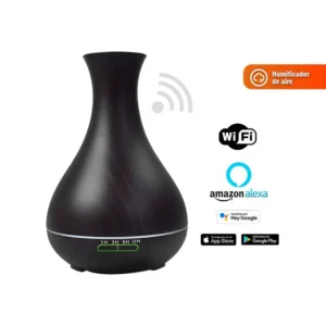 DIFUSOR DE AROMAS INTELIGENTE P/WIFI C/LUZ COLRS