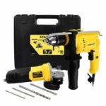 TALADRO PERCUTOR 1/2" 600W Y ESMERILAD.4 1/2" 600W
