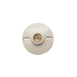SOQUET DE BAQUELITA REDONDO 4" MARFIL KLEY