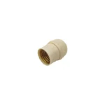 SOQUET SENCILLO BAQUELITA ALUMINIO MARFIL