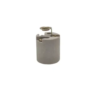 SOQUET DE PORCELANA P/CANDIL CON NIPLE 3/8" KLEY